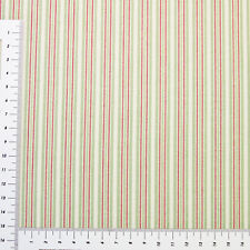 Grün Rot Beige gestreift Serie Wales Westfalenstoffe Patchwork  Stoffe (0009)