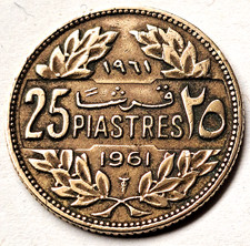 Libanon 25 Piaster 1961