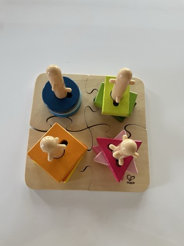 Hape kreatives steckpuzzle - hape,