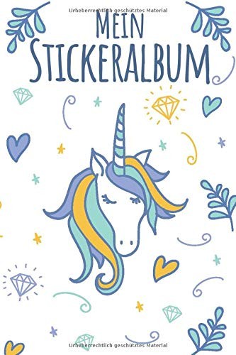 Stickeralbum einhorn din 60 - din, a5