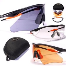 Oakley M-Frame Heater in Box m 3 Scheiben Orange Klar Grau Persimmon Clear Grey