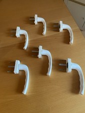 Fenstergriffe 6 Stück weiß