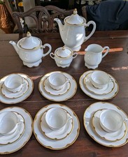 Antik Art Deco Kaffee Tee