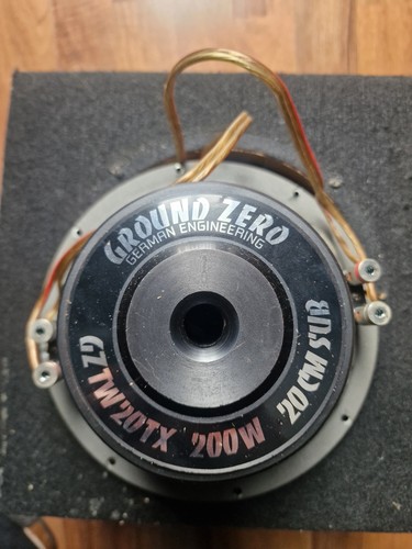 Ground zero subwoofer - ground,