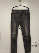 Jeans Damen Slim s.Oliver Grau Schwarz 38 Baumwolle Elasthan Gepflegt Mid Rise