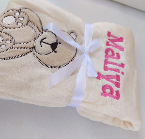 Babydecke beige teddy - babydecke,