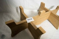 Tischgestell Fragment für Glastisch H 26cm hell zusammensteckbar 2448