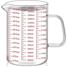 Messbecher Glas, 1500ml, ml
