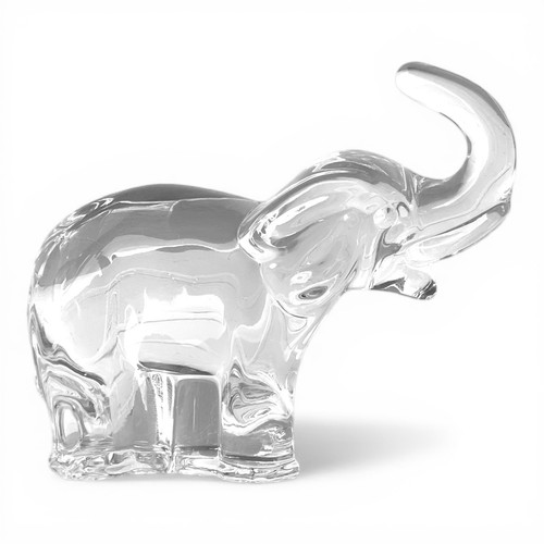 Vintage glas elefant - vintage,