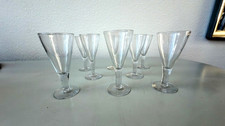 8  antike Schnaps Gläser Likörgläser / Gründerzeit  / Biedermeier
