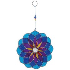 Suncatcher "Mandala" blau