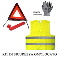 KIT Straßensicherheit SOS Dreieck + Weste Reflektierende Jacke + Handschuhe