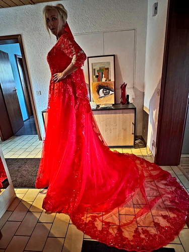 Damen hennakleid brautkleid - damen, hennakleid/brautkleid
