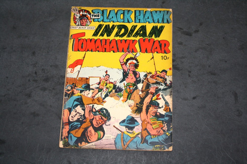 The black hawk indian tomahawk - black,