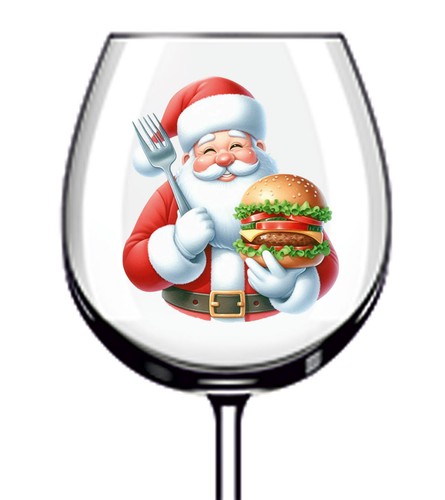 12x bunte weihnachten santa - weihnachten,