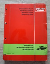 Deutz Fahr Mähdrescher M2480 + M2580 + M2680 + M2685 + M2780 Werkstatthandbuch