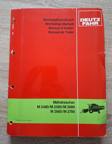 Deutz fahr mähdrescher m2480 - deutz,