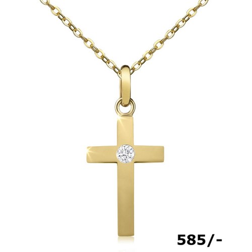 Kreuz anhänger mit zirk - anhänger,