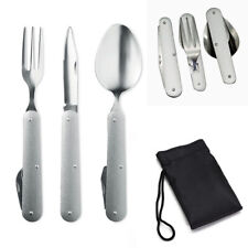 Camping Besteck Reisebesteck Klappbesteck Messer Gabel Löffel Outdoorbesteck