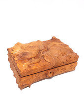 Vintage Antik Holzschatulle