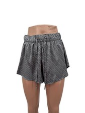 Hollister Satin Shorts grau