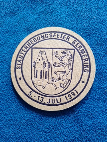 Bierdeckel 1991 germering - 1991,