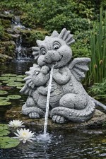 Wasserspeier Drachenfigur