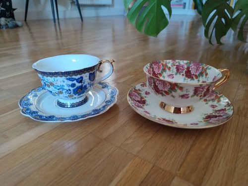 Rosa und blaue - 2x,