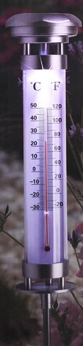 Thermometer mit solar - thermometer,