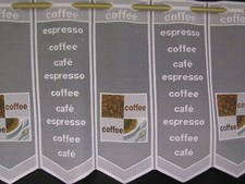 Scheibengardine Bistrogardine Gardine 265797 Cafe Espresso 43 cm hoch Größenwahl