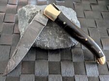 Damastmesser Laguiole Style   BÜFFELHORN HANDMADE 2 TE WAHL 6