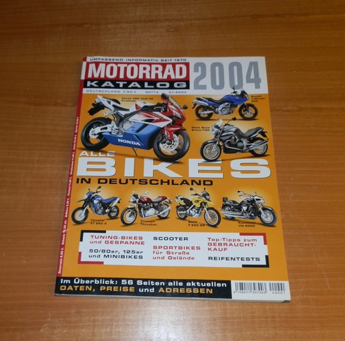 Motorrad katalog 2004 aus - motorrad,