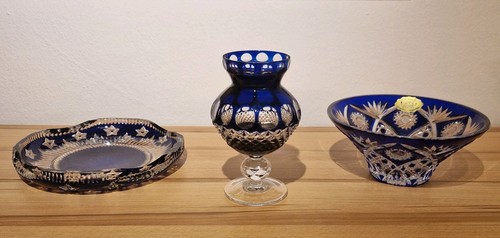 3tlg kristallglas konvolut - 3tlg,