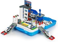 Polizei Parkhaus Spielzeug ab