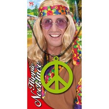 Bunte Hippiekette Zeichen Hippie Ketten Peace Kette Hippieschmuck Accessoires