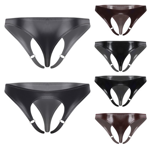 Herren glänzendes slip tanga - herren,