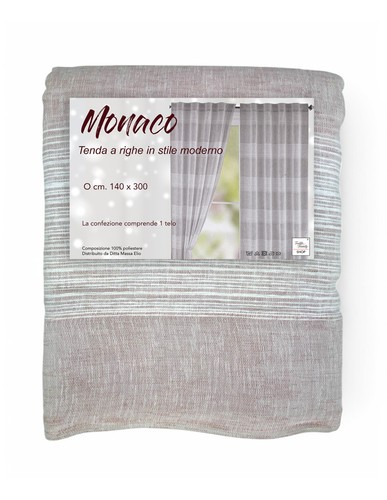 Monaco rosa vorhang paneel - -,