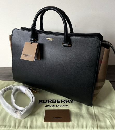 Burberry schwarz leder - burberry,