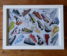 Gerahmte SNEAKER ART Nike Air