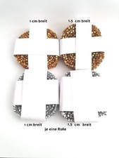 4 x Strassband Aufbügelband