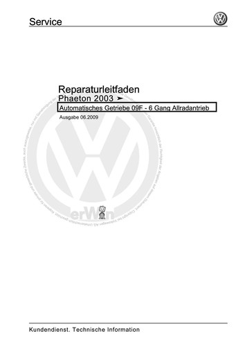 Phaeton automatikgetriebe - vw,