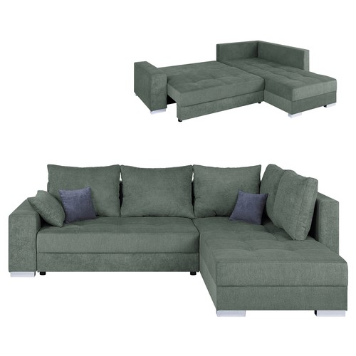 Ecksofa petrol microfaser - ecksofa,