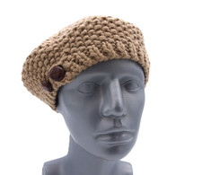 Damen Baskenmütze Winter Barett Franzosenmütze Strickmütze Faustmann made Italy