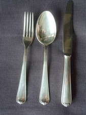 Besteck BSF Mod. 100 Platura Silber Messer Gabel Löffel Essbesteck TOP