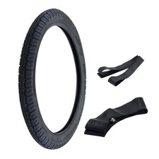 Moped Reifen komplett Set 2.25-17 (2 1/4 x 17) für Hercules Prima Zündapp Mofa