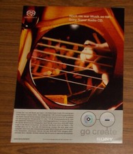 Seltene Werbung SONY SCD-XB770QS Sony Super Audio CD CD-Player 2001