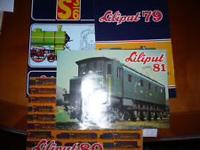 Liliput Katalog Konvolut Neuheiten 4 Stück  -Schnäppchenpreis-