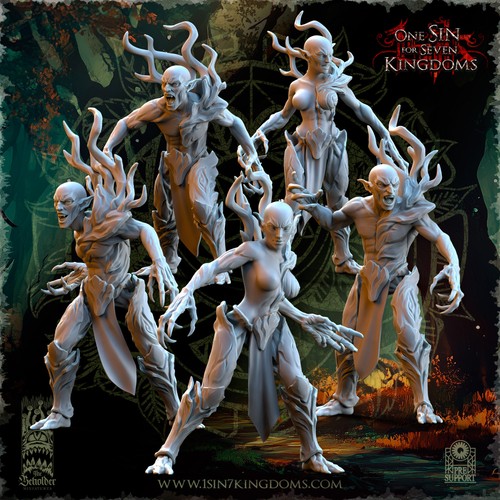 Beholder miniatures evergreen - beholder, miniatures-