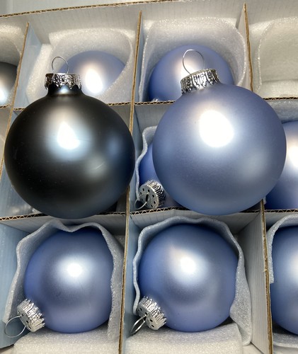 12x weihnachtskugeln groß - 12x,