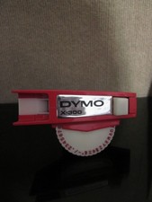 Dymo Label Maker Red Vintage